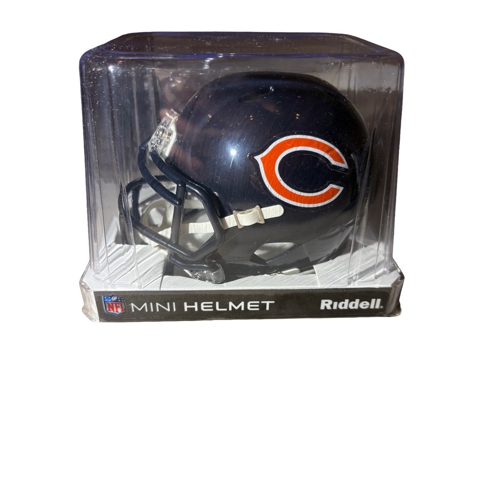 Roschon Johnson‎ Riddell Autographed Bears Mini Helmet Becket Certified - Picture 4 of 5